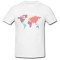 Tricou &quot; Harta lumii colorata &quot;