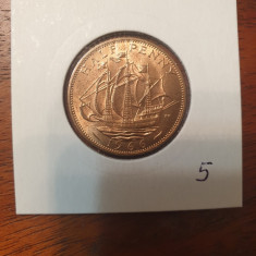 MAREA BRITANIE half penny 1966 - UNC