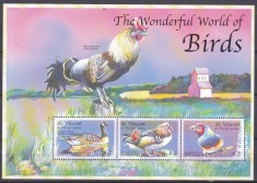 DB1 Fauna Pasari St. Vincent &amp; Grenadines MS MNH II