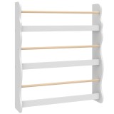 AIYAPLAY Bibliotecă Montessori pentru Copii 3-8 Ani, 3 Rafturi, 60x15x73 cm, pentru Cameră, Alb | Aosom Romania