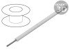 Cablu HookUp Wire Silicon Alb ALPHA INDUSTRIES 30.5m 22AWG Cupru 15kV