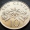 Moneda exotica 10 CENTI - SINGAPORE, anul 1993 * cod 3213 = UNC luciu de batere