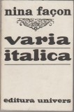 bnk ant Nina Facon - Varia italica . Studii