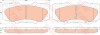 Set placute frana,frana disc TOYOTA HILUX III pick-up (KUN, TGN, LAN, GGN) (2004 - 2016) TRW GDB3528