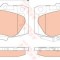 Set placute frana,frana disc TOYOTA HILUX III pick-up (KUN, TGN, LAN, GGN) (2004 - 2016) TRW GDB3528