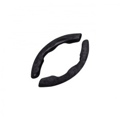 Set 2 ornamente volan Alcantara diverse culori Cod: FS-12 - Negru FS-1203