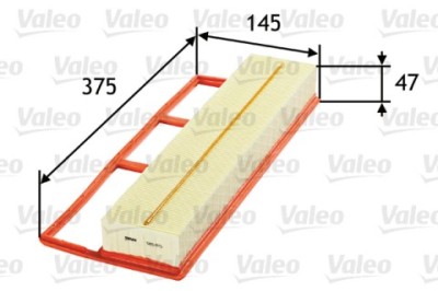 Filtru aer VALEO 585075 foto
