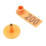 Set 100 crotalii numerotate portocalii 101-200 pentru capre si oi