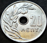 Cumpara ieftin Moneda 20 LEPTA - GRECIA, anul 1969 *cod 170 A = A.UNC, Europa, Aluminiu