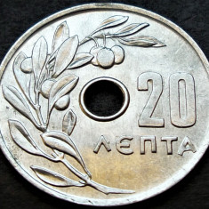 Moneda 20 LEPTA - GRECIA, anul 1969 *cod 170 A = A.UNC