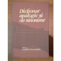 DICTIONAR ANALOGIC SI DE SINONIME AL LIMBII ROMANE de M.BUCA,I.EVSEEV,FR.KIRALY,D.CRASOVEANU,LIVIA VASILUTA,BUC.1987