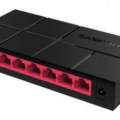 Mercusys desktop switch 8-port 10/100/1000mbps ms10g8 interfa&#355;&#259;: 8x port-uri rj45 10/100/1000mbps auto negociere/auto-mdi/mdix