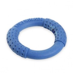 Jucarie pentru caini Kiwi Walker RING MAXI albastru 13 cm foto
