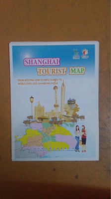 Shanghai Tourist Map foto