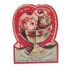 Sticker decorativ Retro Let's be sundae dates , Multicolor, 74 cm, 6015ST