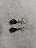 Cercei Argint Vintage cu Topaz Mistic (3 carate/piatra, 4.7g) - Bijuterii Argint Second Hand