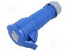 Conector alimentare AC, IEC 60309, IP44, 16A, 0,23kV, 3 pini, TAIZHOU BAOLUDA ELECTRIC - QX510