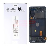 LCD+Touchscreen cu Rama Samsung Galaxy S20 FE / G780 CLOUD NAVY Service Pack