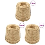 Fr&acirc;nghii de sisal, 3 buc., 14 mm