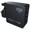Incarcator Retea Ego Thunder Cube 2xUsb QC 3.0 43W Negru