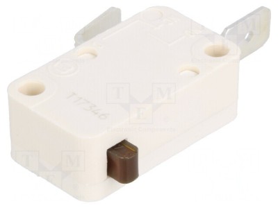 Micro&amp;icirc;ntrerupător SNAP ACTION 10A 250VAC SPST-NO fără manetă foto