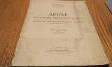 ARTELE IN TIMPURILE PREISTORICE LA NOI - Ion Andriesescu - Editura Universitatea din Bucuresti, 1939, 38 p.; lb. romana si franceza