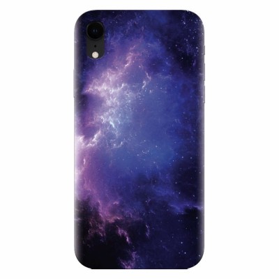 Husa silicon pentru Apple Iphone XR, Purple Space Nebula foto