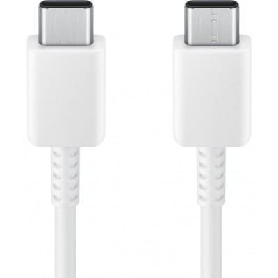 Cablu Date si Incarcare USB-C - USB-C Samsung EP-DA705BWE, 25W, 1m, Alb GP-TOU021RFBWW foto