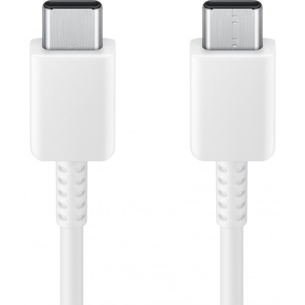 Cablu Date si Incarcare USB-C - USB-C Samsung EP-DA705BWE, 25W, 1m, Alb GP-TOU021RFBWW