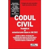Codul civil actualizat la 09.01.2013