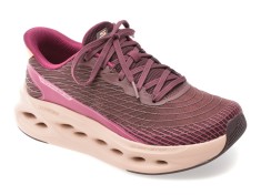 Pantofi sport SKECHERS visinii, MAX CUSHIONING GLIDE-STEP, din material textil