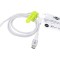 Cablu USB 2.0 Apple Lightning și USB C 1m alb silicon Goobay