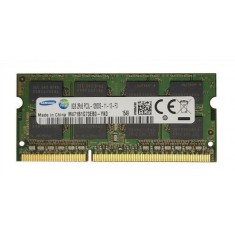 Memorie RAM Laptop, Samsung, 8GB, 2Rx8, DDR3L, PC3L-12800S, 1600MHz, 1.35V, M471B1G73EB0-YK0, CL11, Non-ECC, SODIMM, 204 pini