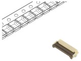 Conector HIROSE FFC/FPC aurit SMT 20 pini 0,5mm 500mA 50V FH12-20S-0.5SH(55)