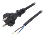 Cablu Electric 1.5m Negru 16A 2x1mm2