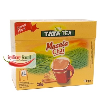 Tata Tea Masala Chai Bags (Ceai Indian Condimentat Masala) 50 pliculete foto