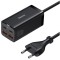 INCARCATOR retea Baseus GaN3 Pro, Quick Charge 100W, 2 x USB, 2 x USB Type-C, negru &quot;CCGP000101&quot; (timbru verde 0.18 lei) - 6953156209053