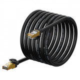 Cablu De Rețea RJ45 De Mare Viteză Baseus Speed ​​Seven 10 Gbps 8 M Negru (WKJS010601)