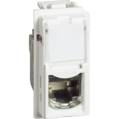 Priza RJ45 FTP CAT6E 1M Living Now Bticino alb KW4279C6F