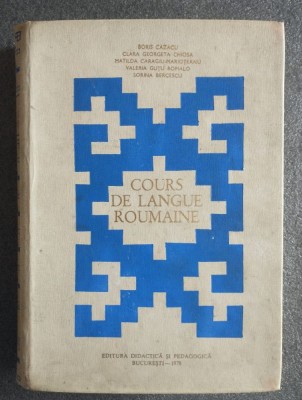 B. Cazacu et al. - Cours de langue roumaine (ed. III, 1978) foto