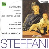 Agostino Steffani, Coro Della Radio Televisione Della Svizzera Italiana, I Barocchisti, Ren&eacute; Clemencic - Stabat Mater, Mottetti, Suite Dall'Henrico Le
