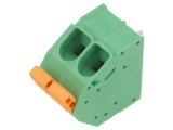Regletă Conexiuni PCB &icirc;n Unghi 7,5mm 2 Terminale