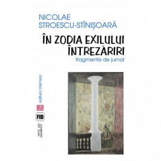 În zodia exilului. Întrezăriri. Fragmente de jurnal - Paperback brosat - Nicolae Stroescu-Stînișoară - Vremea