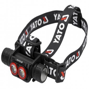 Lampa frontala cu acumulator 3000 lm foto