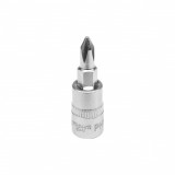 Cumpara ieftin Bit cruce PH1 cu adaptor 37 mm 1/4&quot; Yato YT-04411