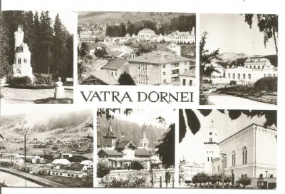 carte postala-VATRA DORNEI-colaj foto