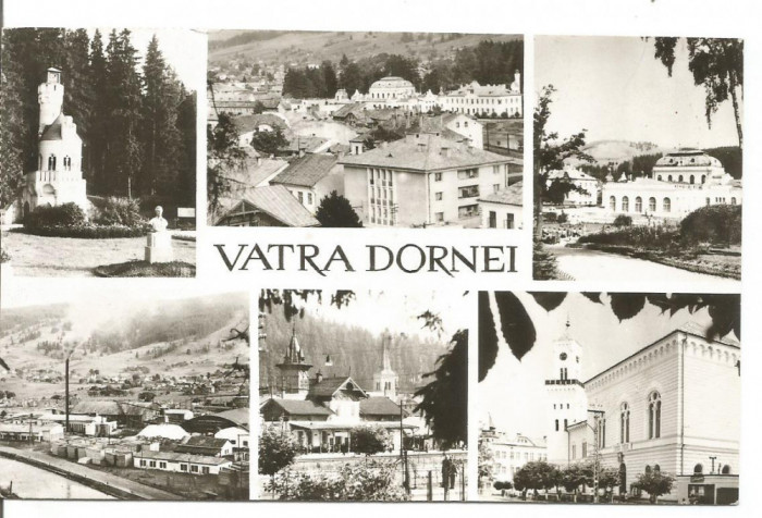 carte postala-VATRA DORNEI-colaj