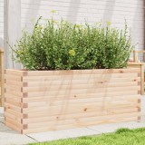 Cumpara ieftin Jardinieră de grădină, 110x40x45,5 cm, lemn masiv de pin
