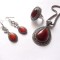 set colier , cercei si inel cu agate 42754