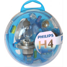 Bec H4 + rezerve Philips